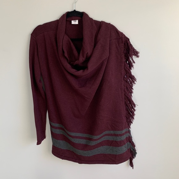 CAbi Port Fringe Wrap Sweater #3002 - Picture 7 of 7